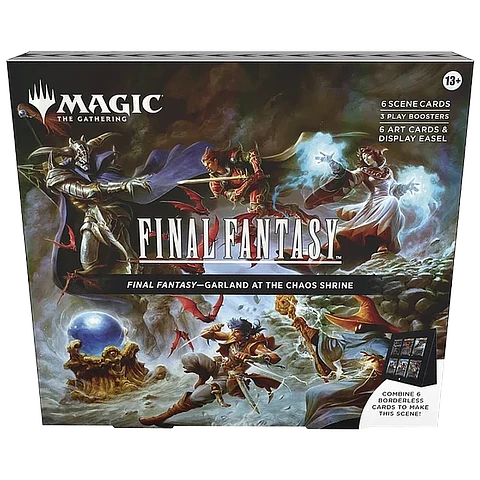 Scene Box Final Fantasy - Garland at the Chaos Shrine ENG