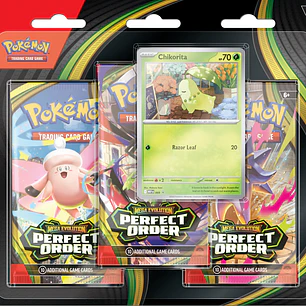 Pokemon TCG Mega Evolution - Perfect Order - 3-Pack Blister Español