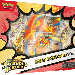 Pokemon TCG Mega Emboar ex Box Español