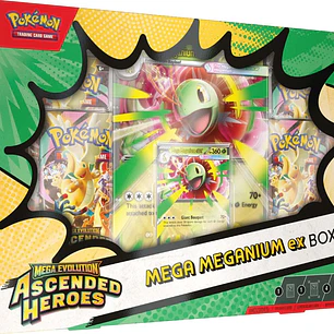 Pokemon TCG Mega Meganium ex Box Español