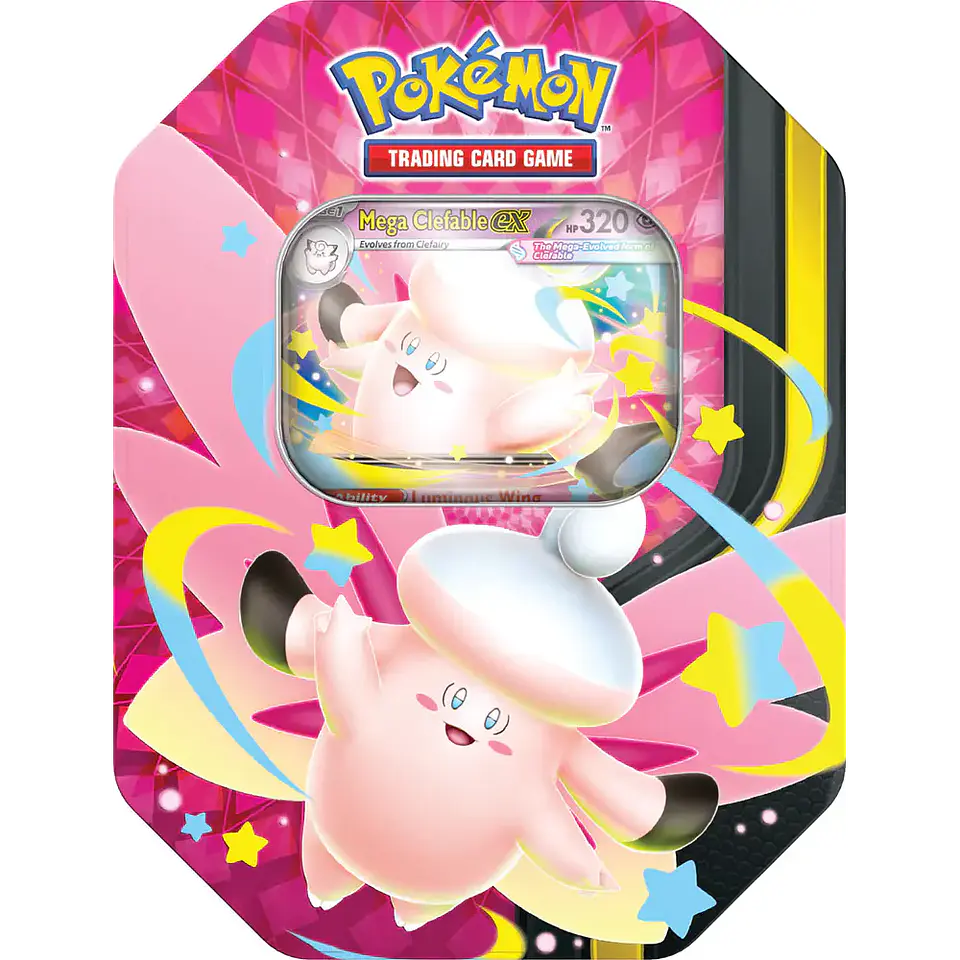 [Preventa] Pokemon TCG Mega Clefairy Tin Inglés 1