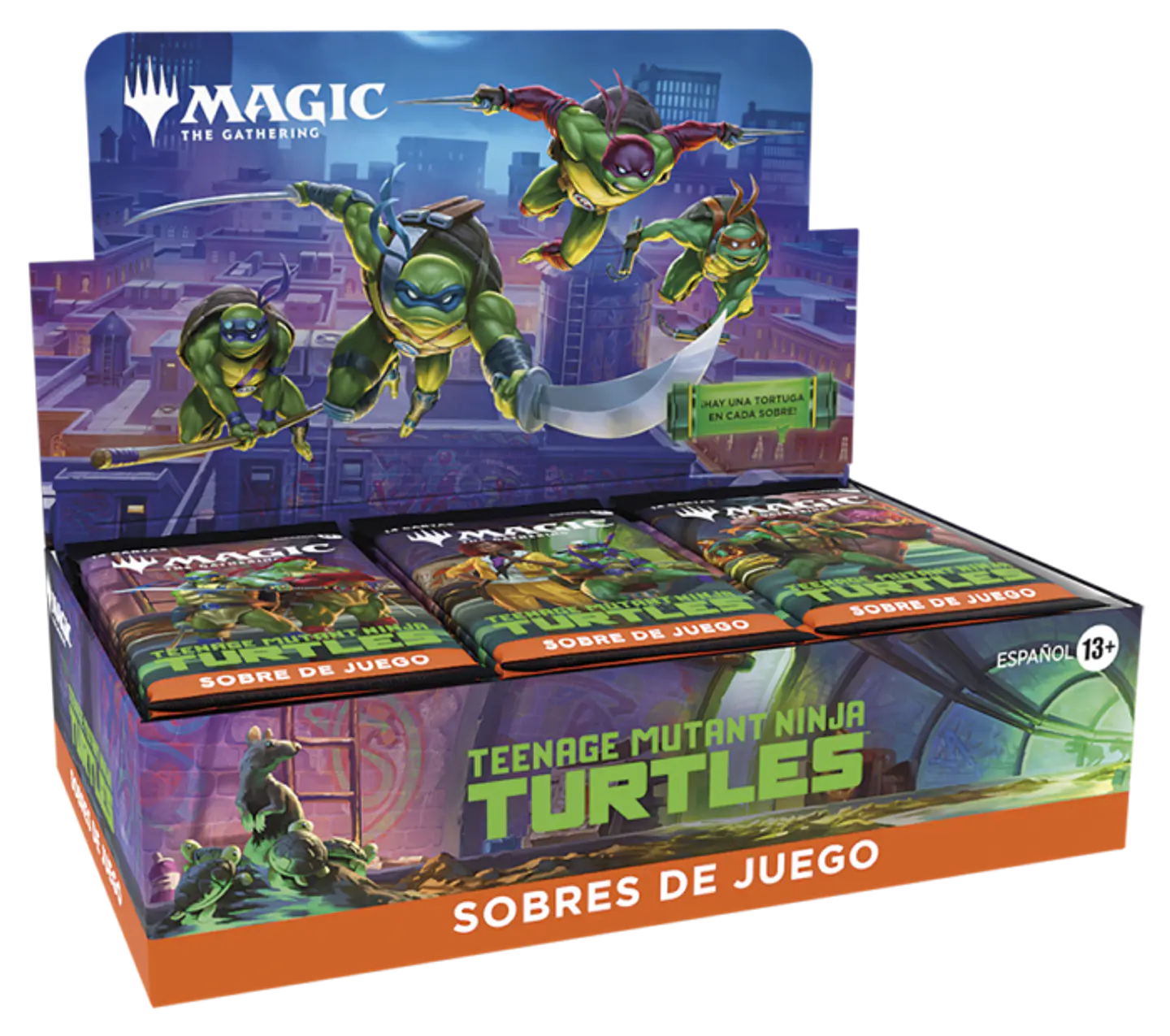 Display Box Teenage Mutant Ninja Turtles - Inglés (30 sobres) 1