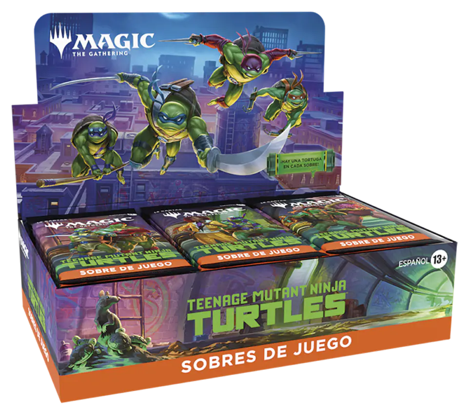 Display Box Teenage Mutant Ninja Turtles - Inglés (30 sobres) 1