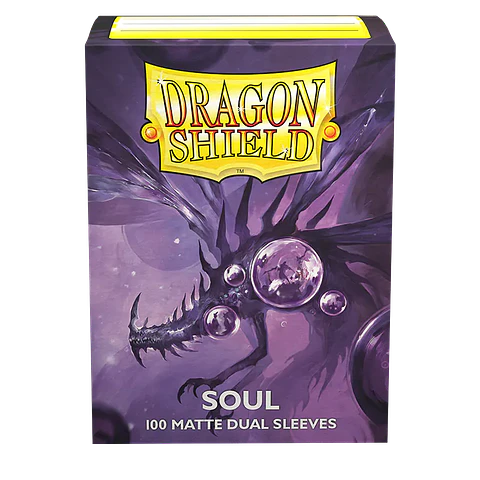 DRAGON SHIELD - SLEEVES STANDARD SIZE MATTE DUAL (100) - SOUL