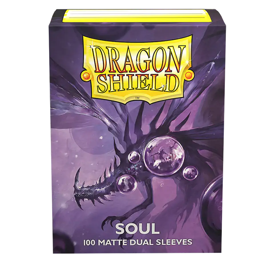 DRAGON SHIELD - SLEEVES STANDARD SIZE MATTE DUAL (100) - SOUL 1