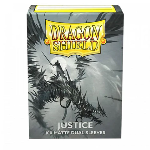 DRAGON SHIELD - SLEEVES STANDARD SIZE MATTE DUAL (100) - JUSTICE