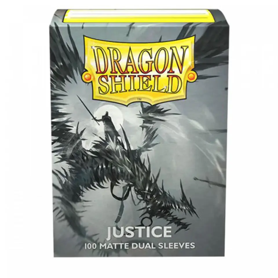 DRAGON SHIELD - SLEEVES STANDARD SIZE MATTE DUAL (100) - JUSTICE 1