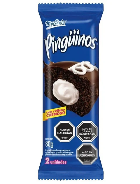 Pingüinos Marinela 2 Unidades 80 g