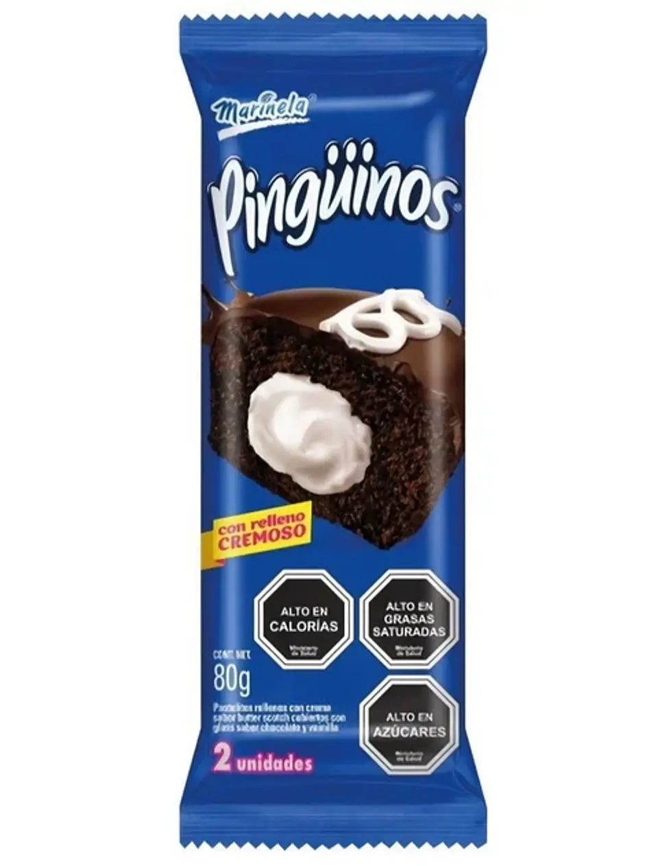Pingüinos Marinela 2 Unidades 80 g 1