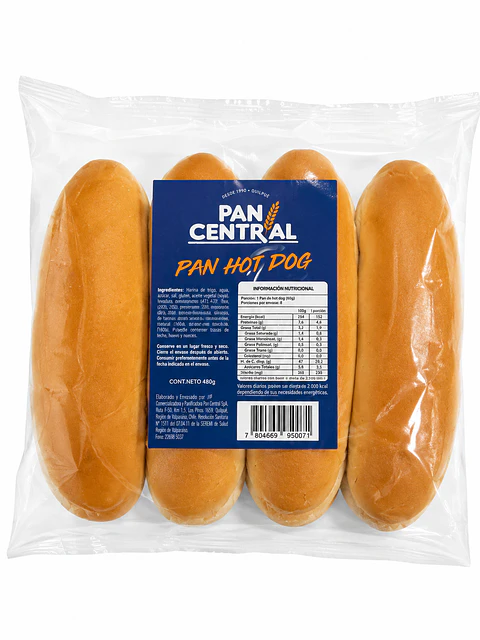 Pan Hot Dog Pan Central 480 g