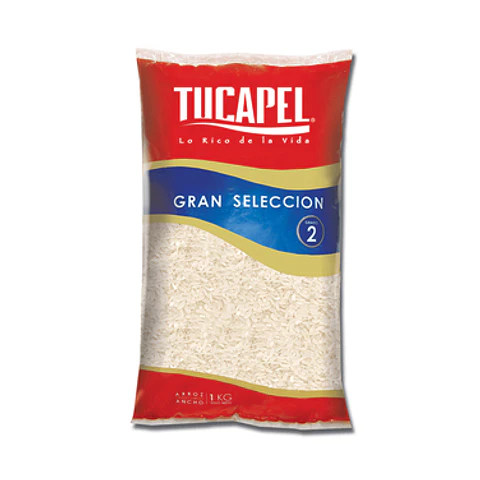 Arroz Tucapel Gran Selección G°2 Poli 1 kg