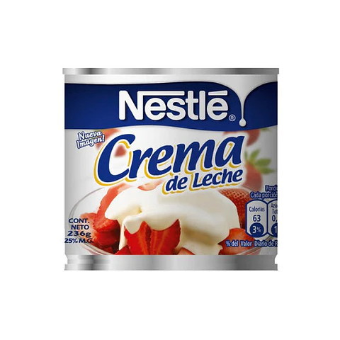 Crema de Leche Nestlé 236 g
