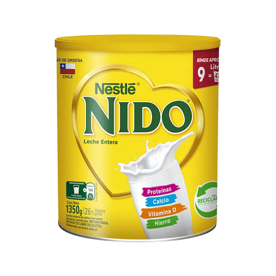Leche Entera en Polvo Nido 1350 g 1