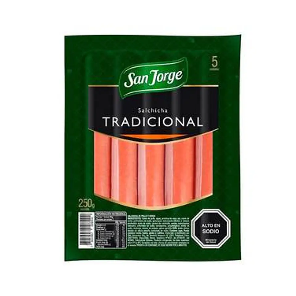 Salchicha San Jorge Tradicional 250 g 1