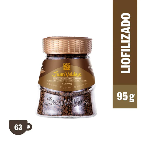 Café Liofilizado Juan Valdez 95 g