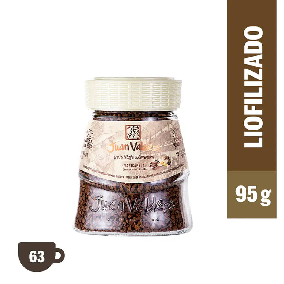 Café Liofilizado Vanicanela 95 g 1