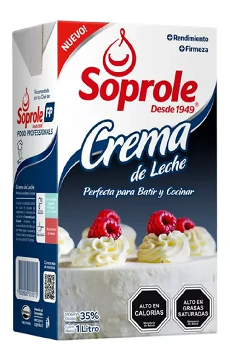 Crema de Leche para Batir Soprole 1 Litro 1