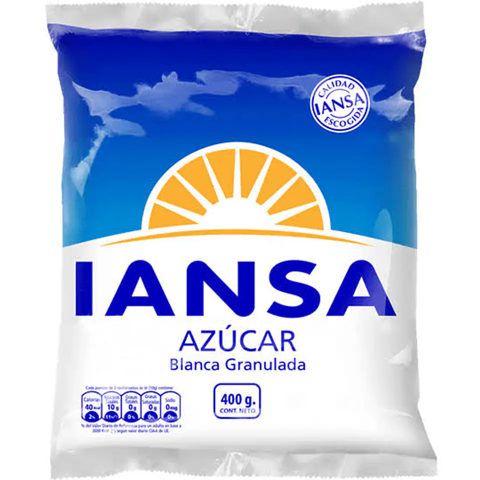 Azúcar Blanca Granulada 400 g 1