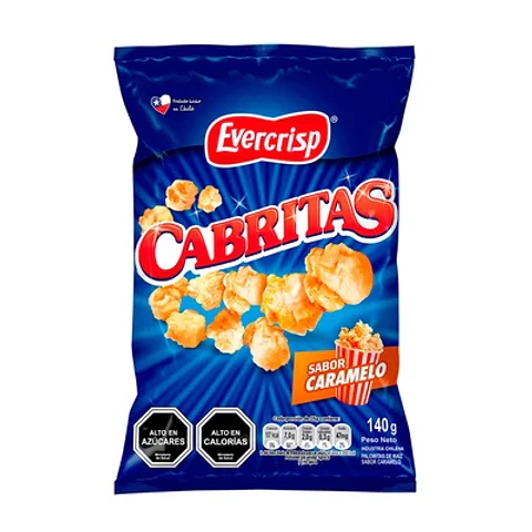 Cabritas Evercrisp Caramelo 140 g