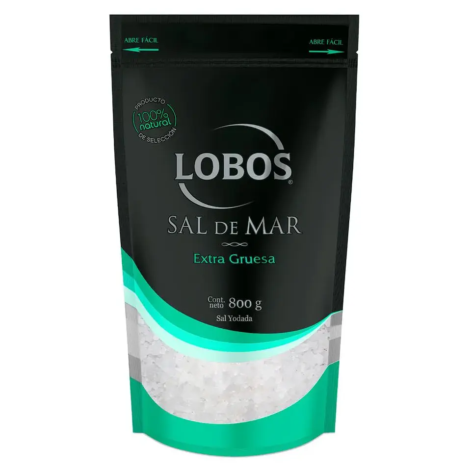 Sal de Mar Lobos Extra Gruesa 800 g 1