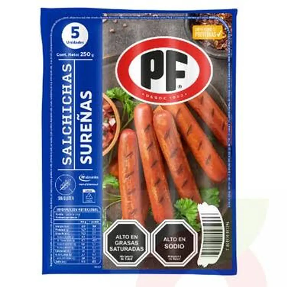 Salchichas Sureñas PF 250 g 1