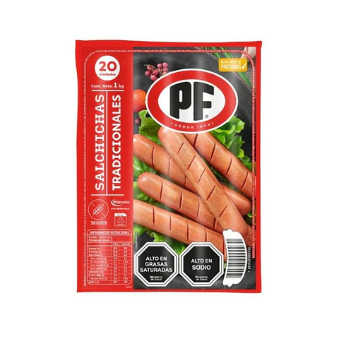 Salchicha Tradicional PF 1 kg