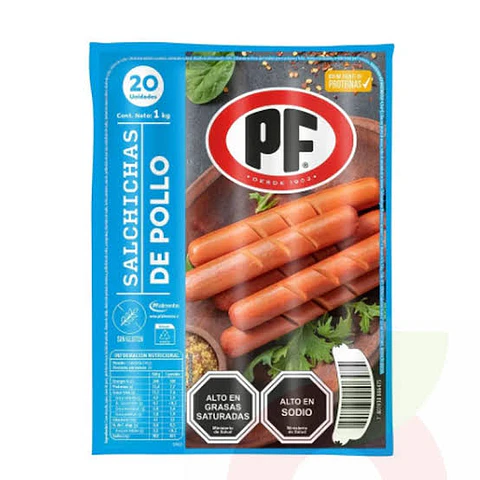Salchichas de Pollo PF 250 g