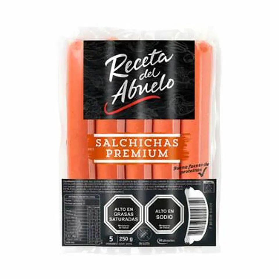 Salchichas Premium Receta del Abuelo 250 g 1