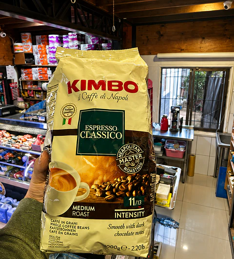 KIMBO Espresso Classico – Café en Grano 1 kg