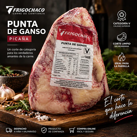PUNTA DE GANSO / PICAÑA AL VACÍO