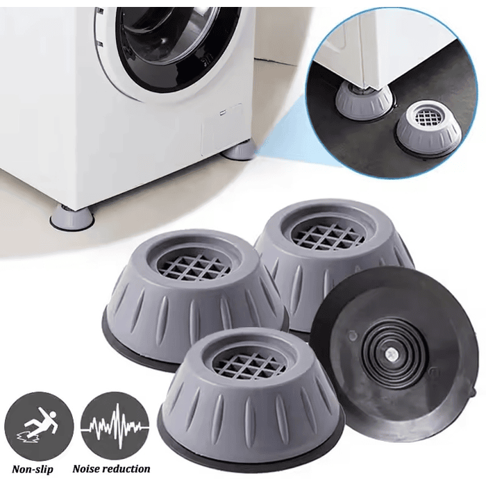Set de 4 almohadillas antideslizantes para lavadora 