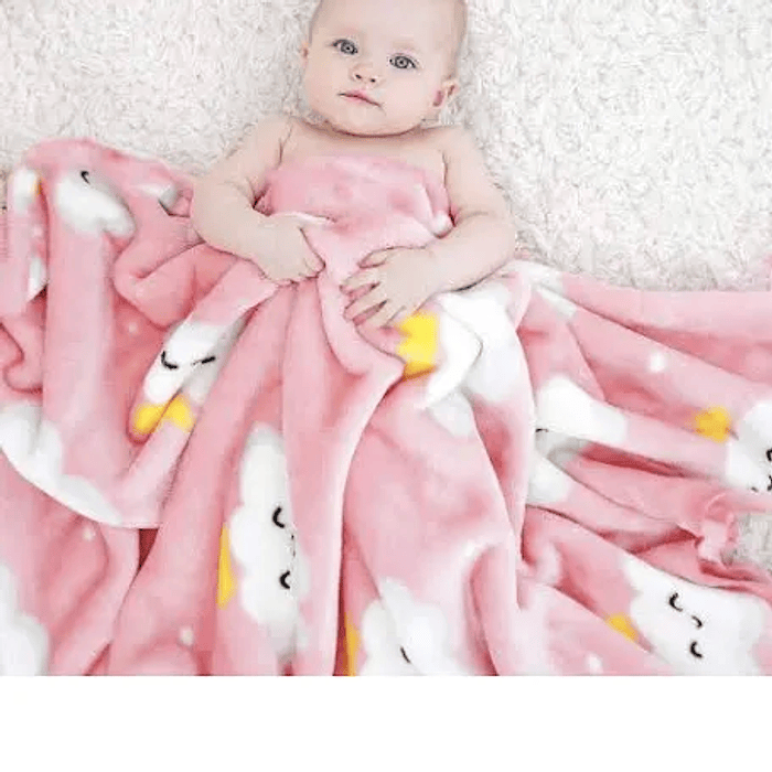 Frazada gruesa de bebés colores  2