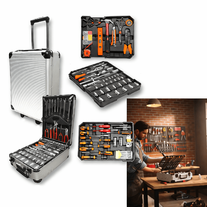 Maleta de Herramientas Completa 187 Pacs