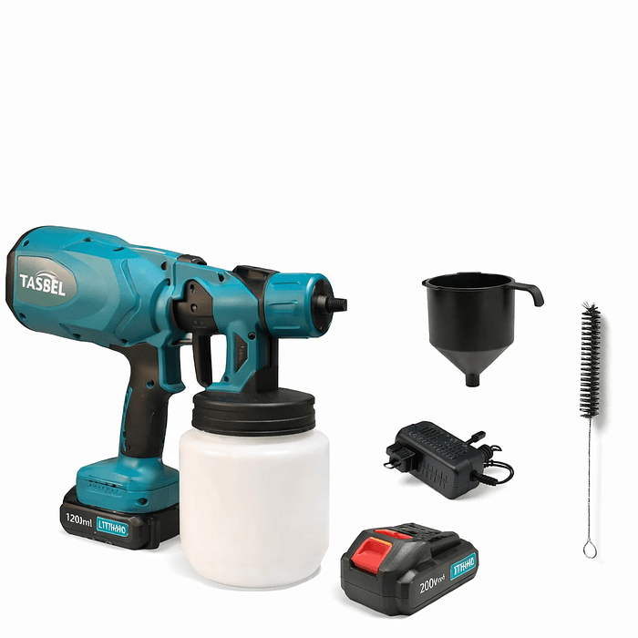 Pistola de Pintura Inalámbrica TASBEL (2 Baterías)