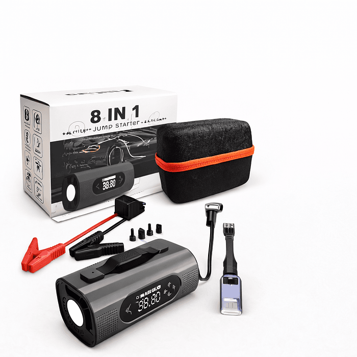 Arrancador de Auto 8 en 1 (Multifuncional)