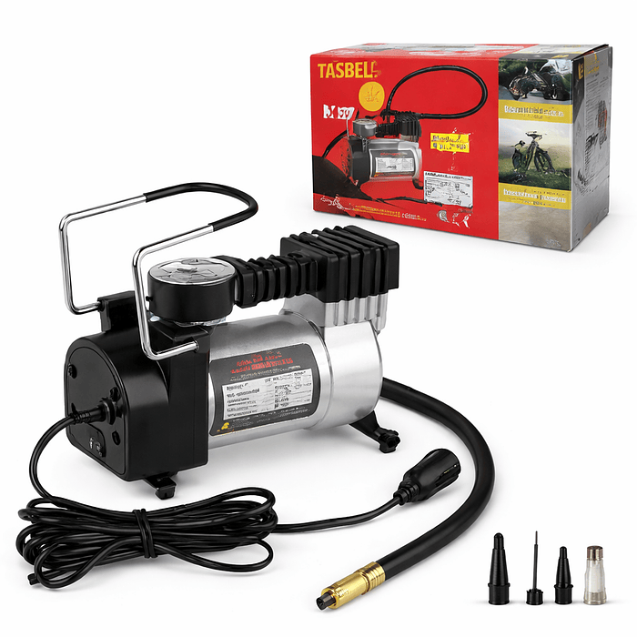 Compresor de Aire para Auto 12V (Portátil)