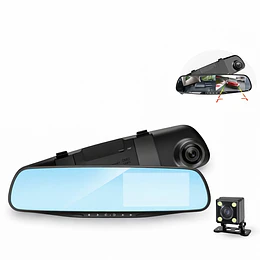 Espejo Retrovisor con Cámara de Retroceso (Doble Cámara)