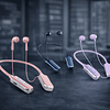 Audífonos Bluetooth recargables con display (tipo neckband) 1