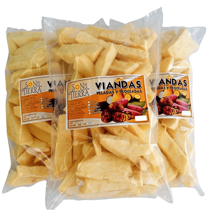 Boniatos pelados y troceados (en trozos pequeños) 1