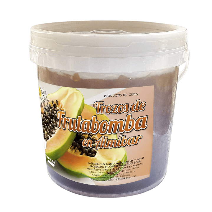 Frutabomba en almíbar 1