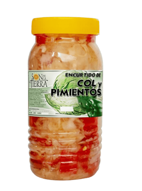 Encurtido de col y pimiento