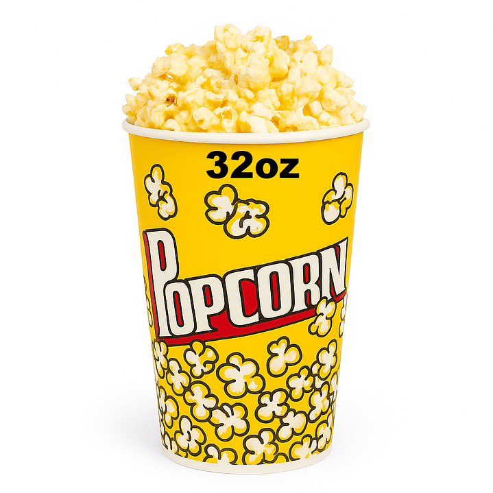 Balde Palomitas Dulces 32 oz (Mediano para Dos) 1