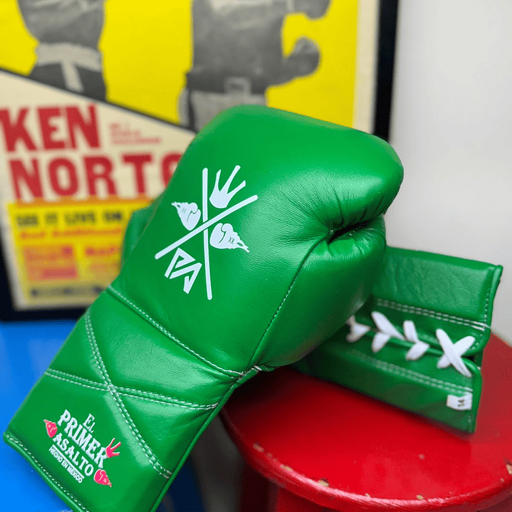 Guante de Box X verde 14 oz. 1