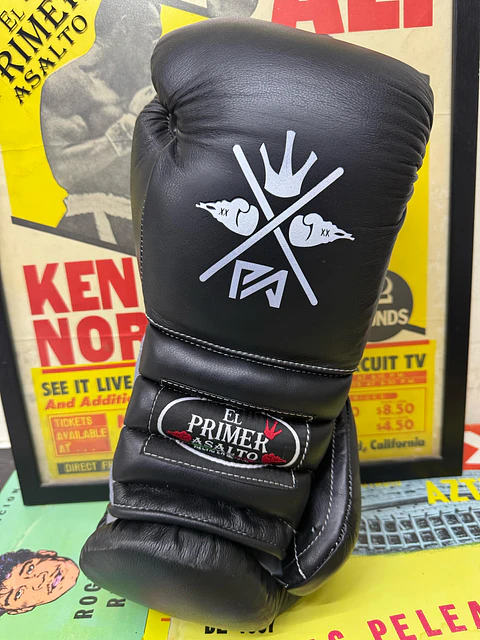 Guante de Box Tradicional Negro 16 oz.