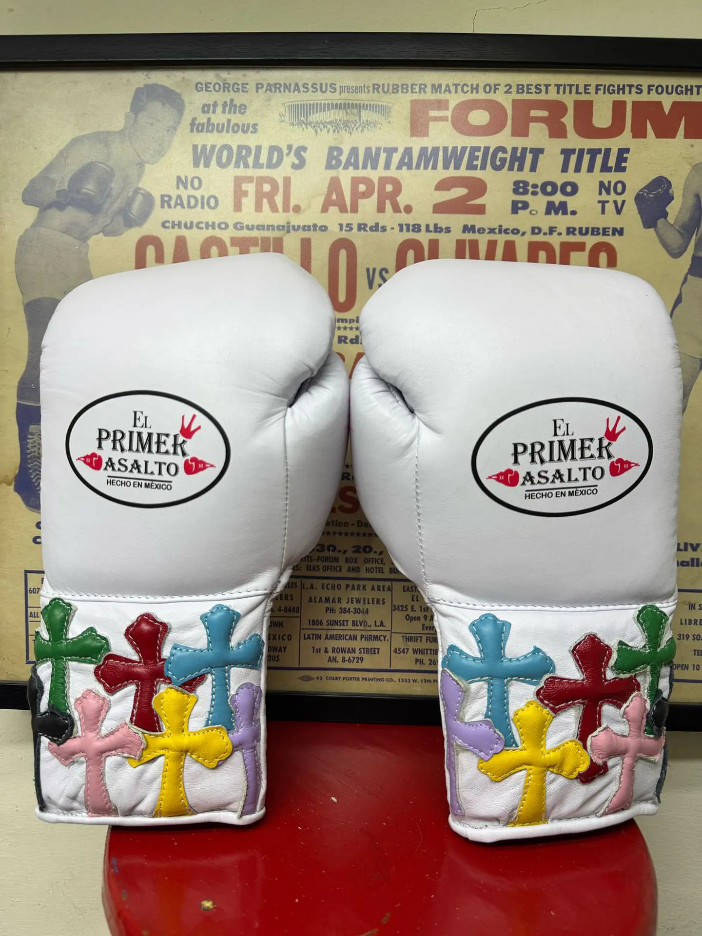 Guantes de Box Cruces Relieve 1