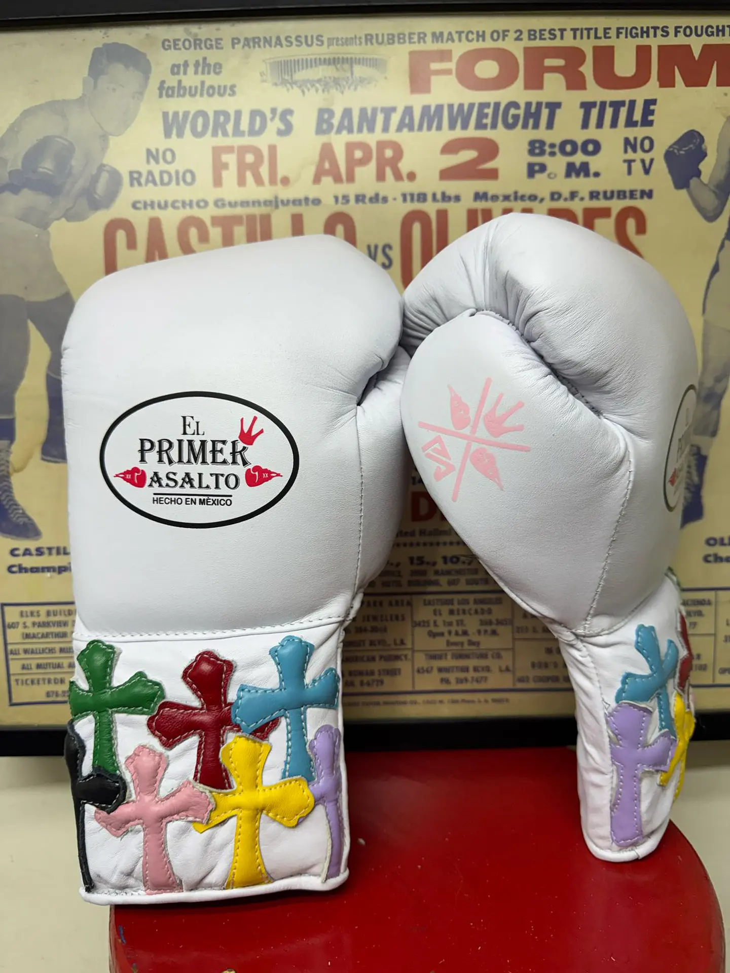 Guantes de Box Cruces Relieve 3
