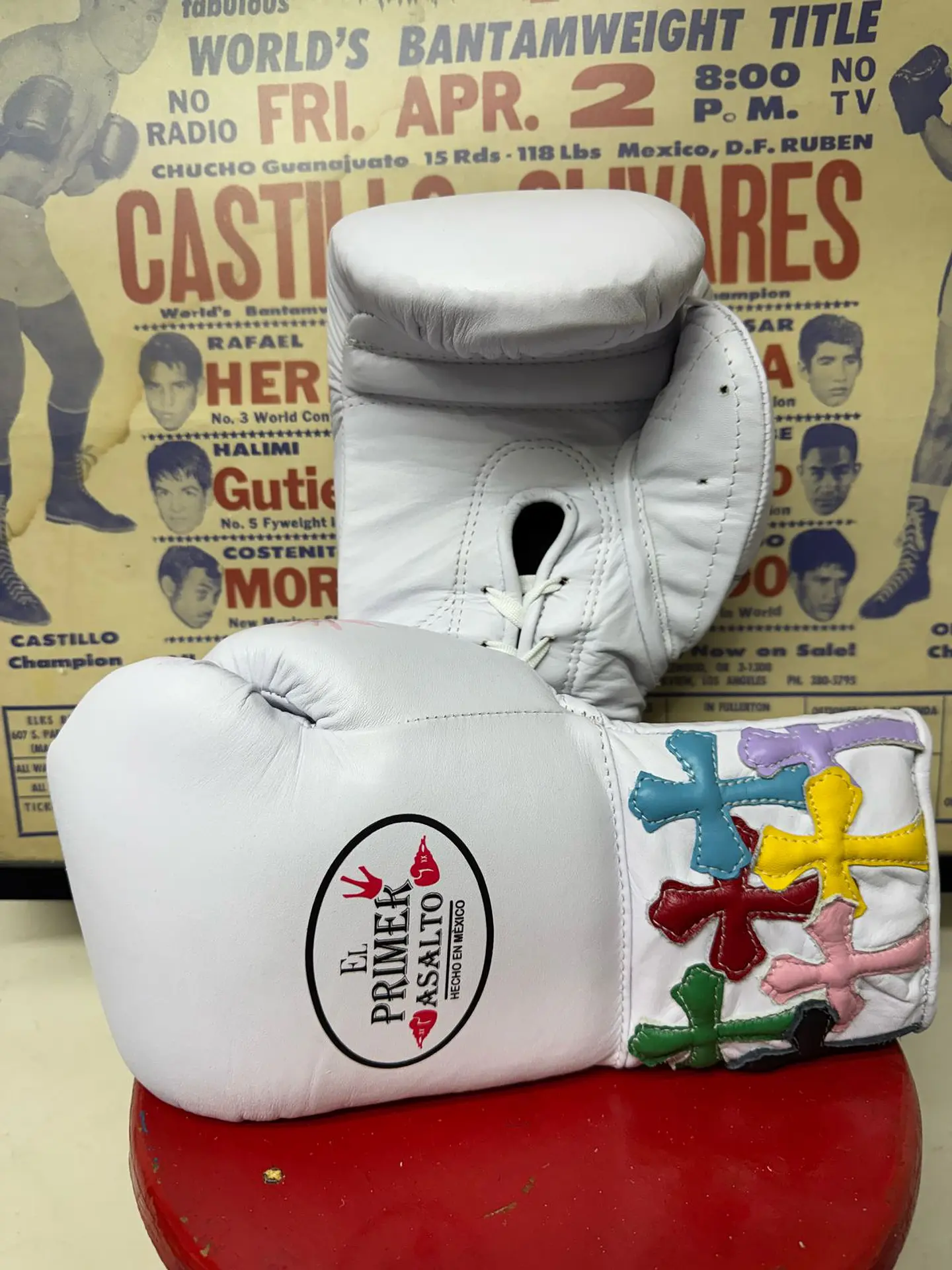 Guantes de Box Cruces Relieve 4