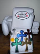 Guante de Box Cruces Blanco 14 oz. - thumbnail 3