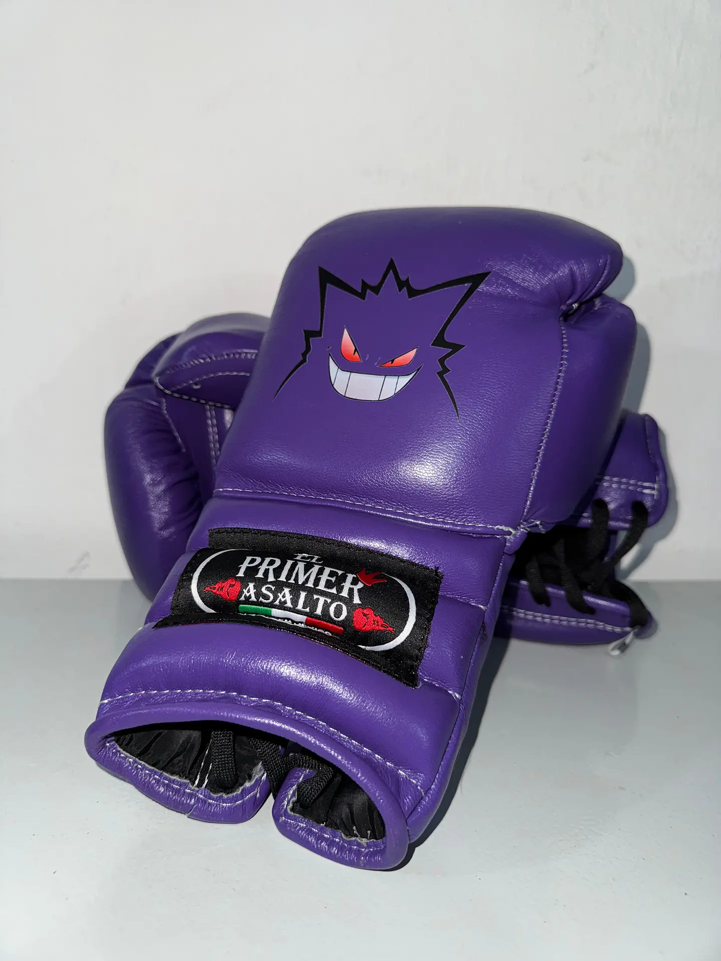 Guantes de Box Morados 16 Oz. gengar 2