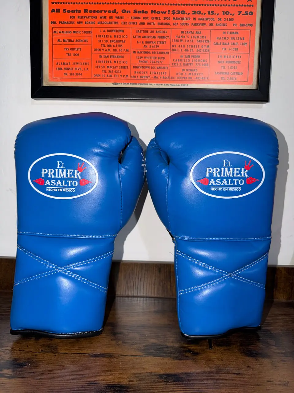 Guantes de Box Azules 1